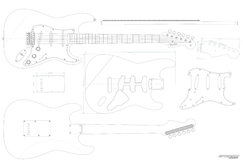 Guitar Plans - 60's S-Type