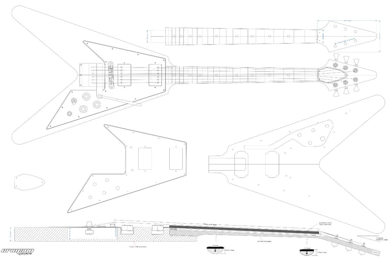 Guitar Plans - 60's S-Type