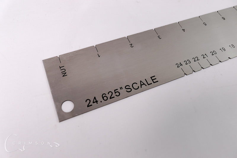 Fret Slot Marking Ruler ( Gibson 24.75″/ Gibson 24.625″) - 24.625" scale