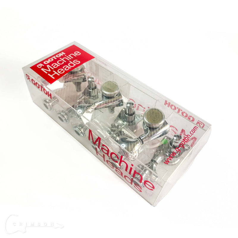 Gotoh Chrome SGS510Z-MG-T-S5 In-Line Locking Tuners Boxed