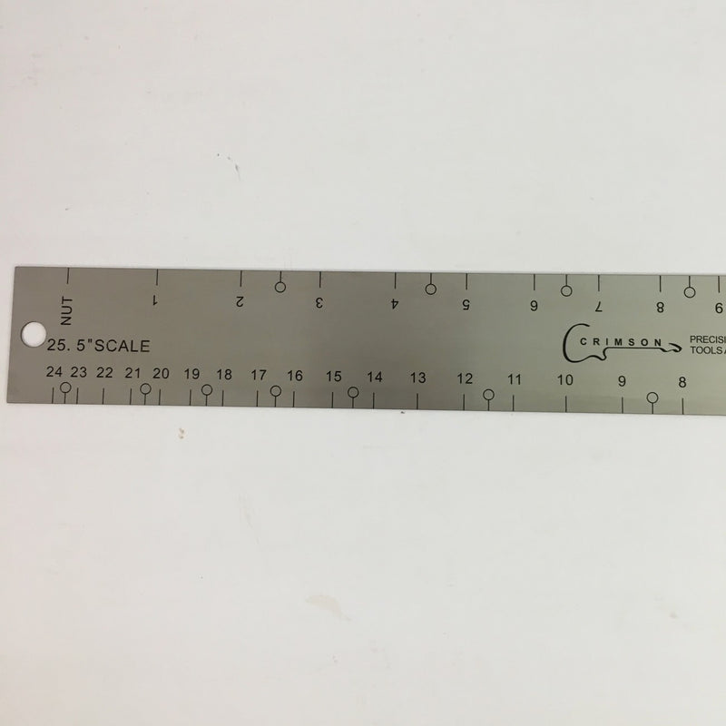 25.5" Scale Fret Spacing Ruler with 4 Scale Lengths in 1 
