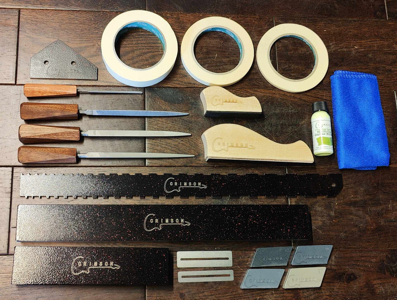 Ultimate Fret Level, Crown and Polish Toolkit