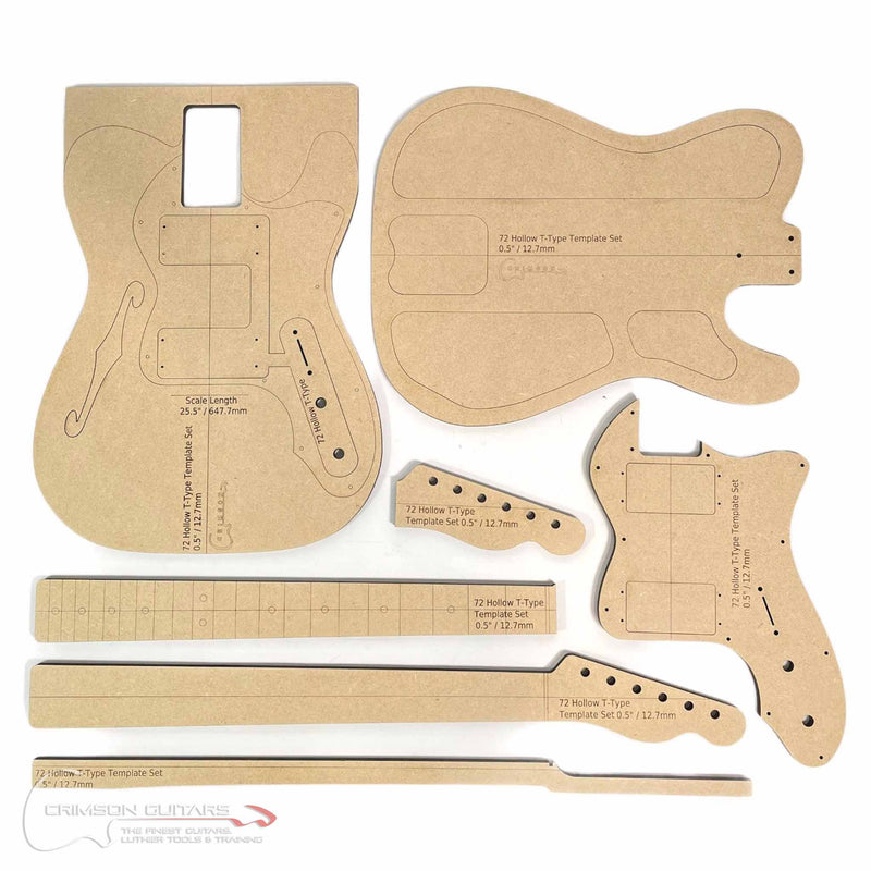 Template Set - 72 Fender Hollow T-Type