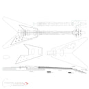 Guitar Plans - 67 Flying V-Type - PRE ORDER