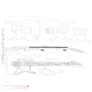 Guitar Plans - Ibanez-Type JEM