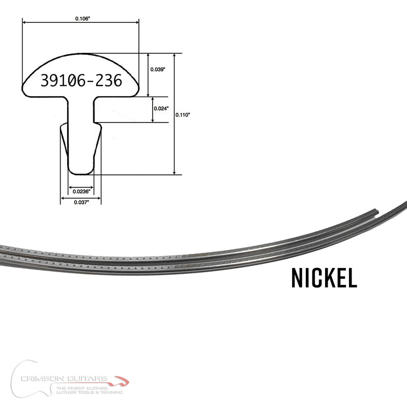 Fret Wire - Jescar 39106-236 (Low/Wide)