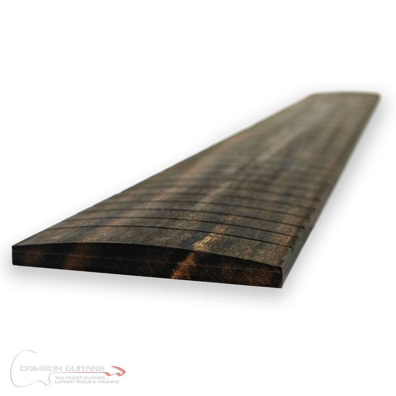 Guitar Fretboard - Ebony - Pre-Slotted and Radiused