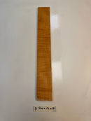 Guitar Fretboard - Deep Flamed Sycamore