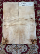 Flamed Sycamore - Carve top - 2 Piece - 52cm x 40cm x 1.6cm
