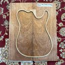 Lightly Quilted Sapele - Drop top - 2 Piece - 49cm x 40cm x 0.7cm DT413