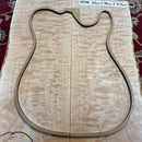 Quilted Maple - Drop top - 2 Piece - 49cm x 38cm x 0.7cm DT411