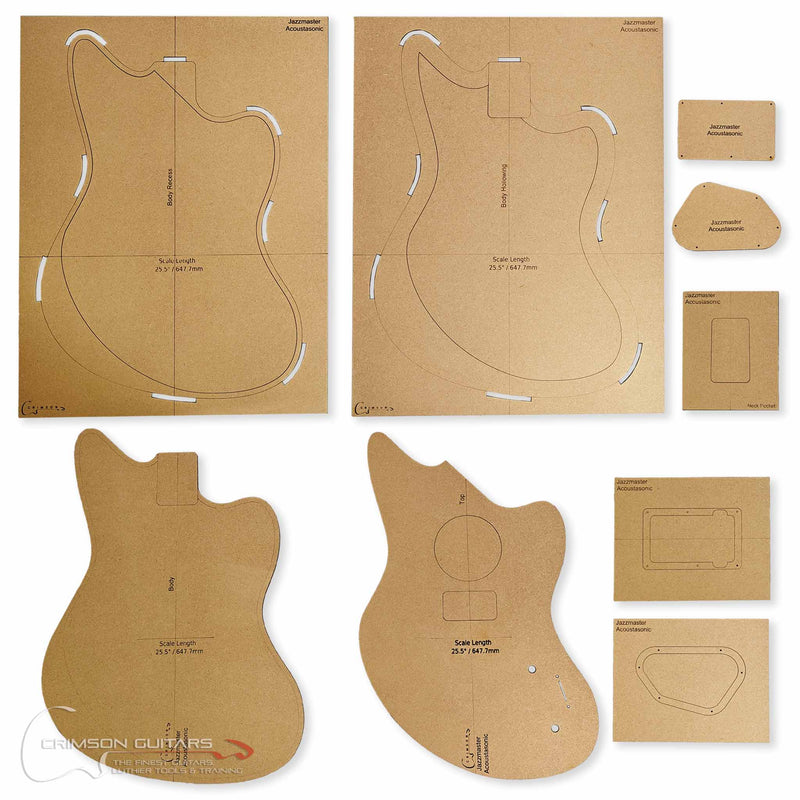 Template Set - Fender Acoustasonic Jazzmaster Type
