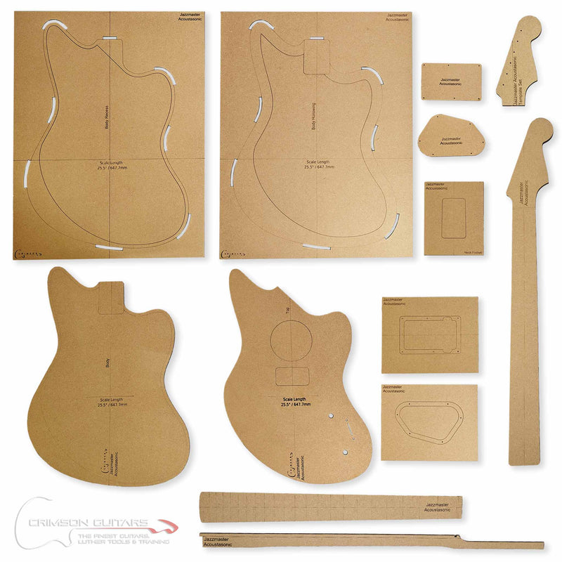 Template Set - Fender Acoustasonic Jazzmaster Type