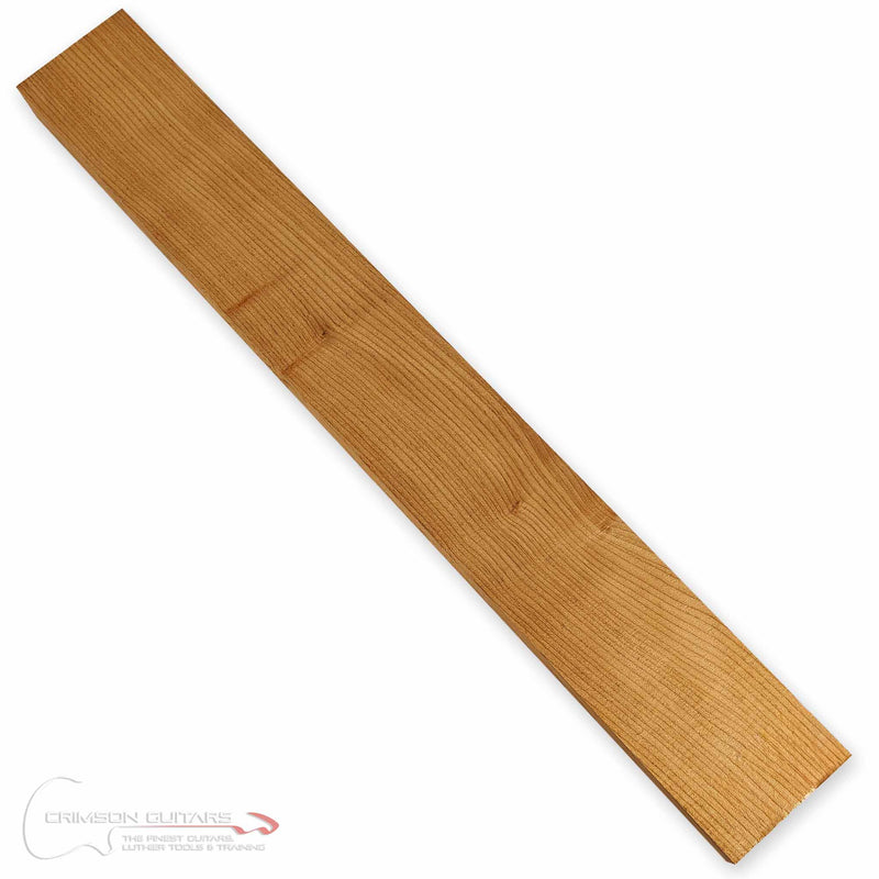 Bass Neck Blank (Angled Headstock) - Roasted Maple