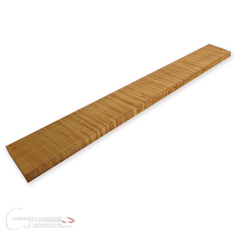 Guitar Neck Blank (Flat Headstock) - Roasted Maple
