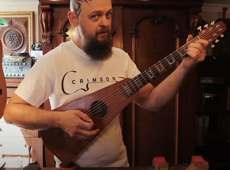 Guitar Plans - Hand Tool Only Acoustic Travel Guitar