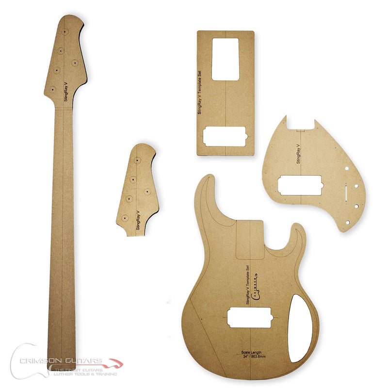 Template Set - StingRay Bass Type - 5 String