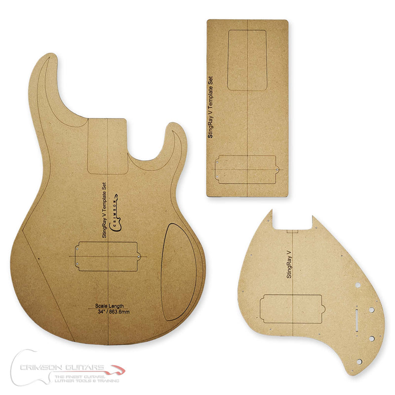 Template Set - StingRay Bass Type - 5 String