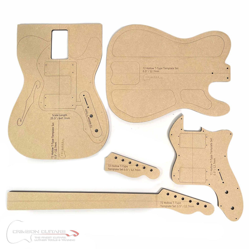 Template Set - 72 Fender Hollow T-Type