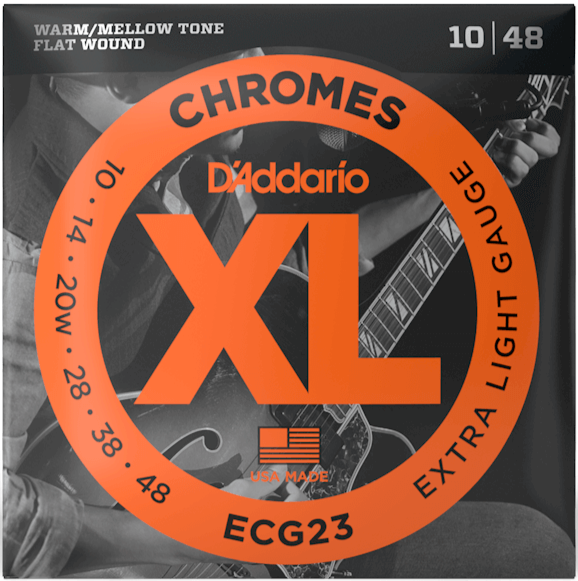 D'Addario Chromes Extra Light Strings 10-48 Gauge