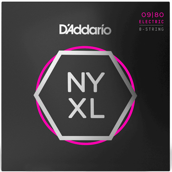 D'Addario NYXL Strings 09-80 Gauge 8-String