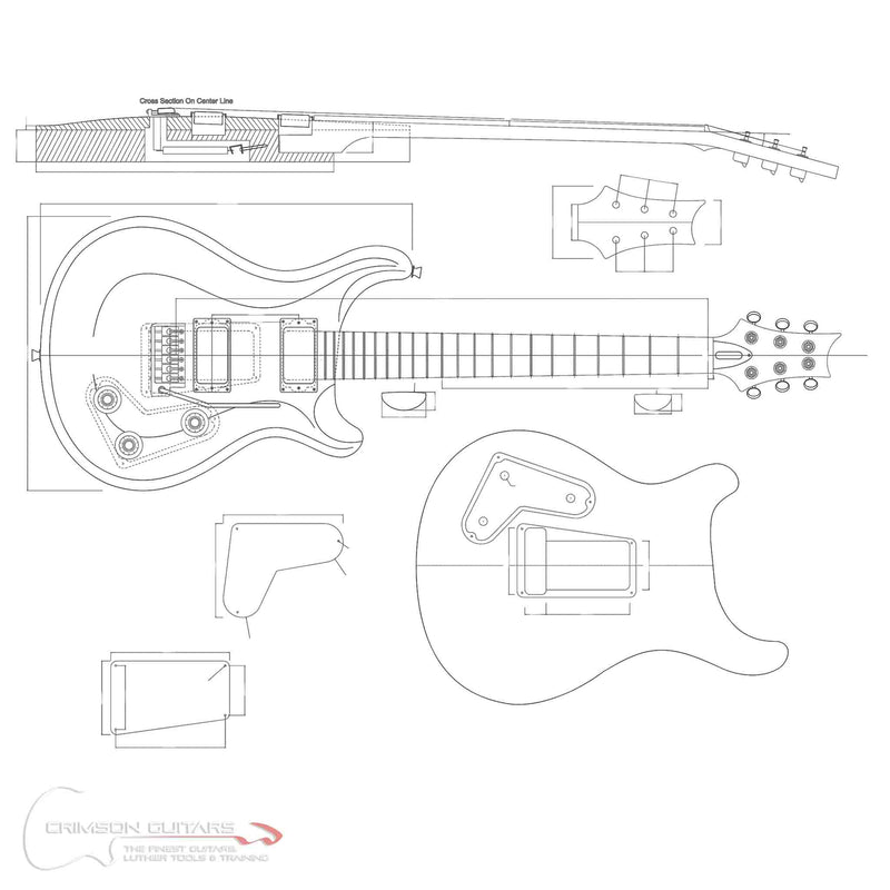 Guitar Plans - PRS-Type Custom 22