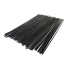 Plastic Inlay Side Dot Rods - Black 