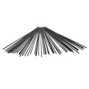 Plastic Inlay Side Dot Rods - Black 