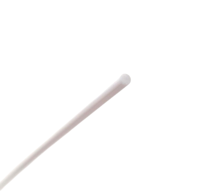 Plastic Inlay Side Dot Rods - White