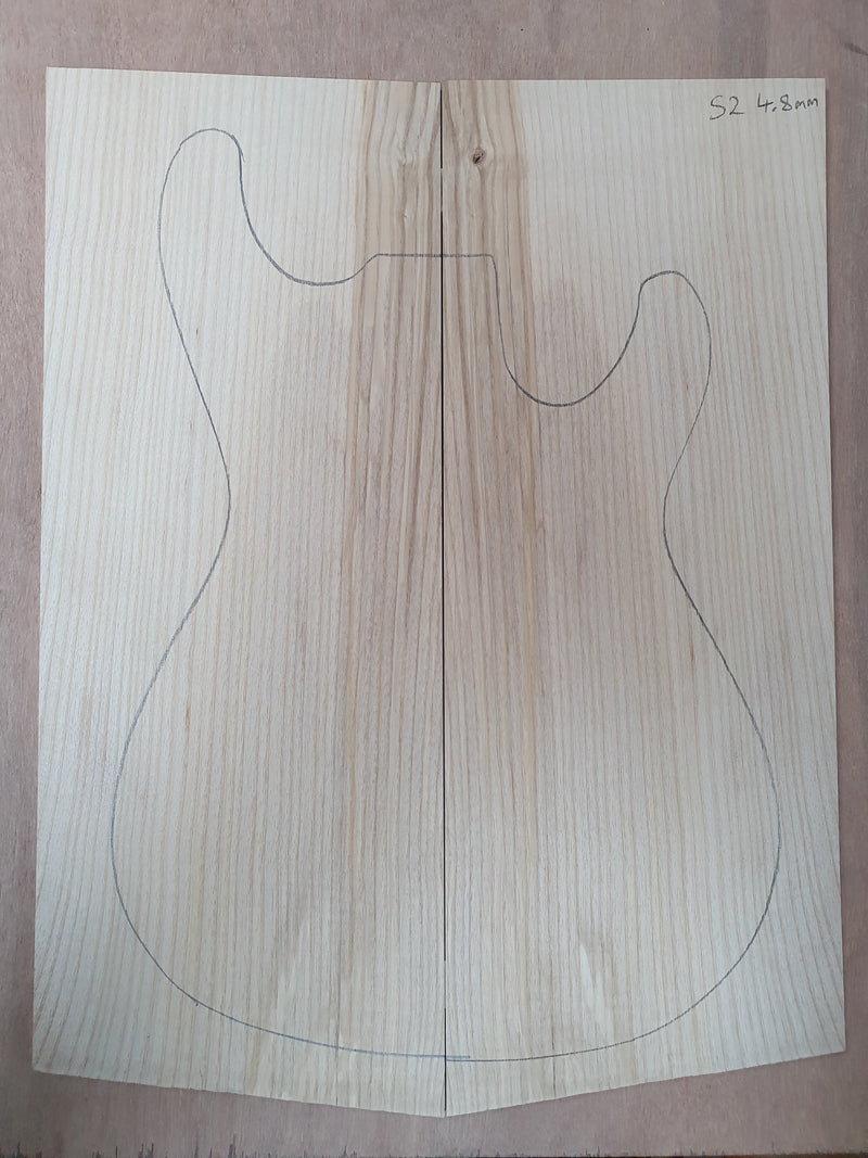Guitar Top - 2-Piece Sycamore - S2 4.4mm