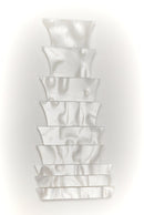 Inlay Set - Trapezoids - Mother of Pearl, Imitation or Abalone - Set of 9