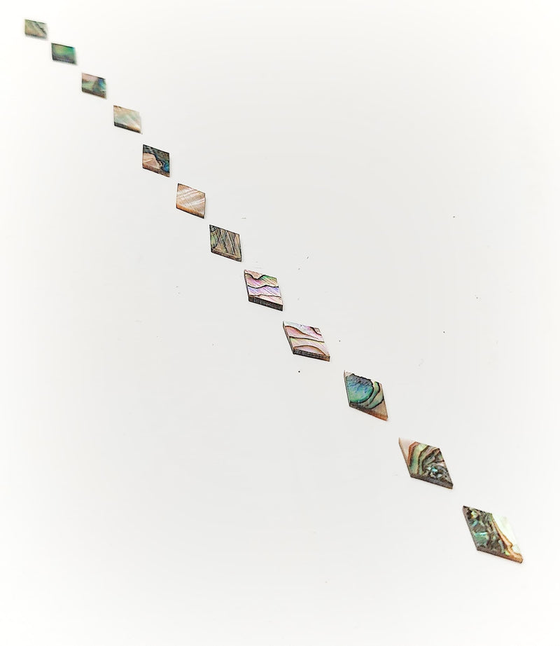 Inlay Set - Diamonds - Abalone - Set of 12