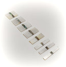 Inlay Sets - Rectangle - Set of 8 Abalone and Mother of Pearl - Square