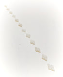 Inlay Set - Notched Diamond - Mother of Pearl - Set o
