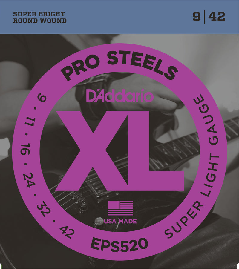 D'Addario Pro Steel Strings 9-42 Gauge