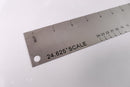 Fret Slot Marking Ruler ( Gibson 24.75″/ Gibson 24.625″) - 24.625" scale