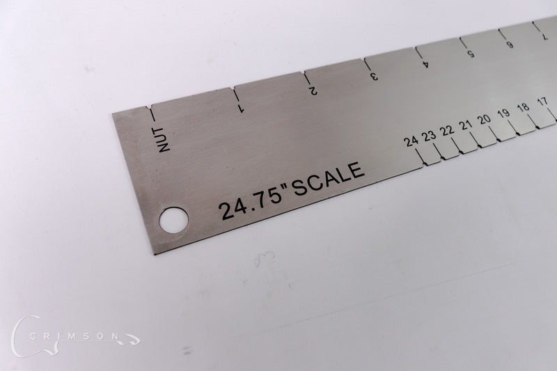 Fret Slot Marking Ruler ( Gibson 24.75″/ Gibson 24.625″) - 24.75" scale