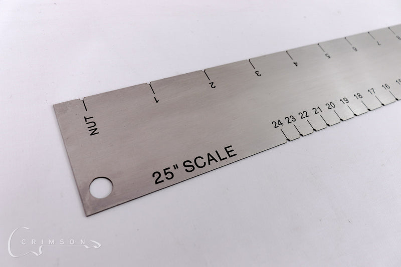 Fret Slot Marking Ruler (25.5" Fender/25" PRS) - 25" scale