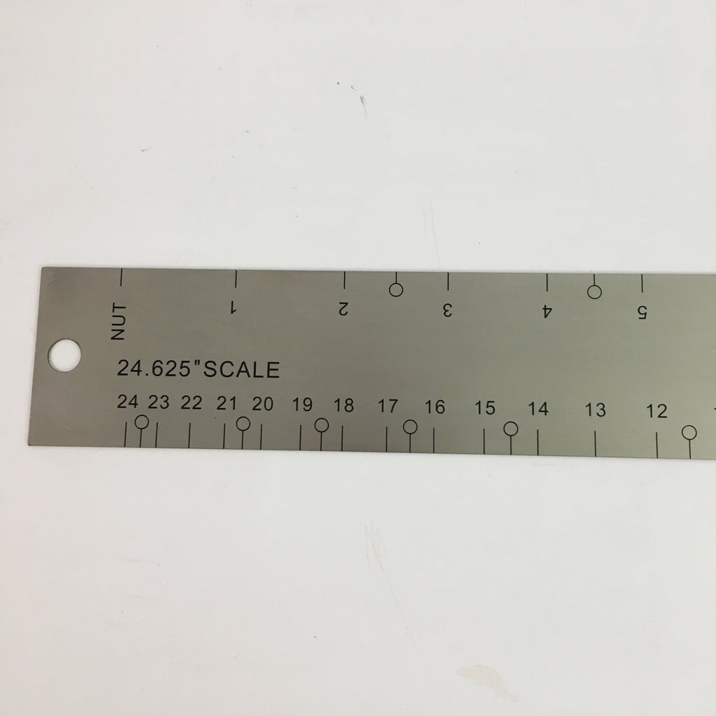 Fret Spacing Ruler - 4 Scale Lengths in 1