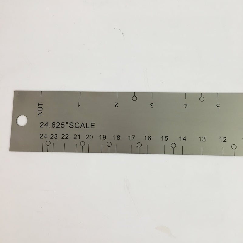 24.625" Scale Close-Up Fret Spacing Ruler with 4 Scale Lengths in 1 