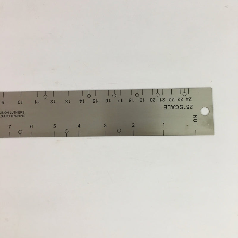 Close-Up Fret Spacing Ruler with 4 Scale Lengths in 1 