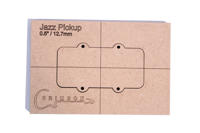 Template - Jazz Type Pickup Cavity 0.5" / 12.7mm