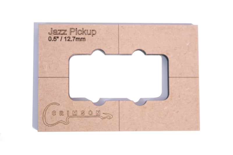 Template - Jazz Type Pickup Cavity 0.5" / 12.7mm