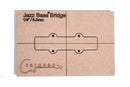 Template - Jazz Bass Type Bridge Pick-Up Cavity 1/4" / 6.2mm