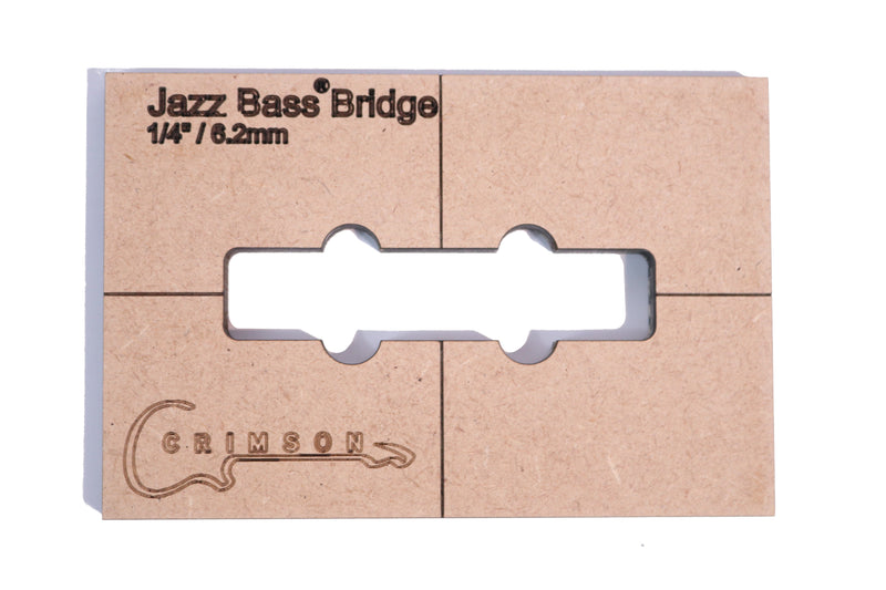 Template - Jazz Bass Type Bridge Pick-Up Cavity 1/4" / 6.2mm