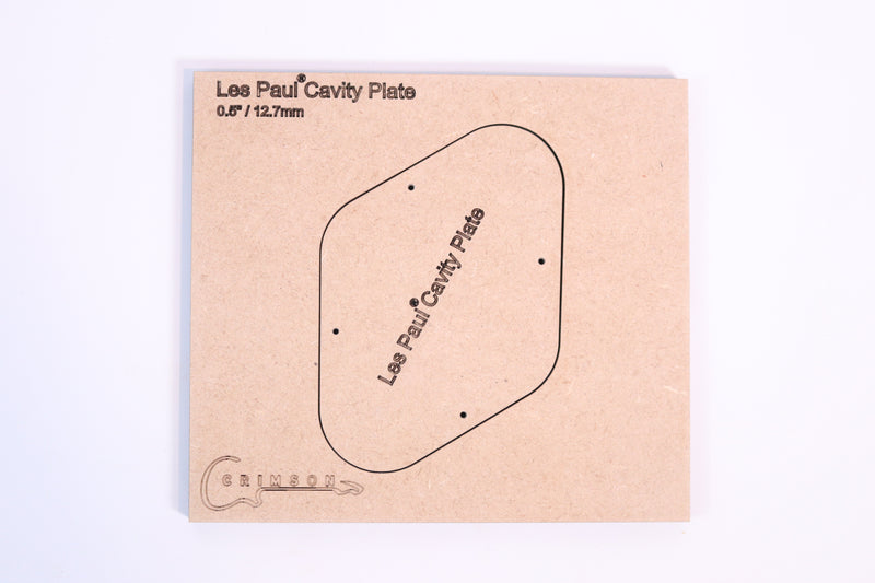 Template - Les Paul Type Cavity Plate 0.5" / 12.7mm