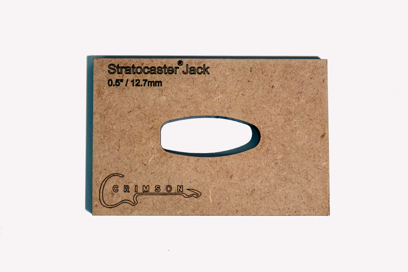 Template - Stratocaster Type Jack 0.5" / 12.7mm