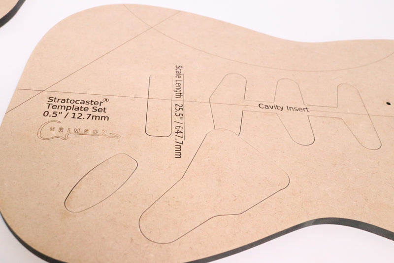 Template Set - Fender Stratocaster Type Body and Neck