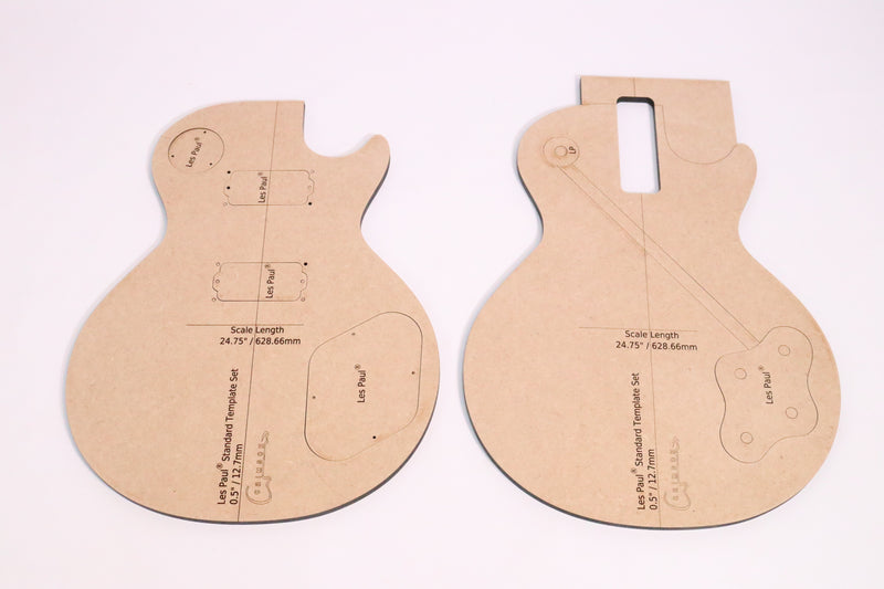 Template Set -Gibson Les Paul Type - Standard Body and Neck