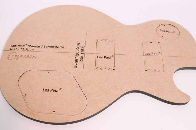 Template Set -Gibson Les Paul Type - Standard Neck